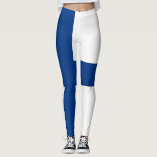 Finnish Flag (Finland) Leggings