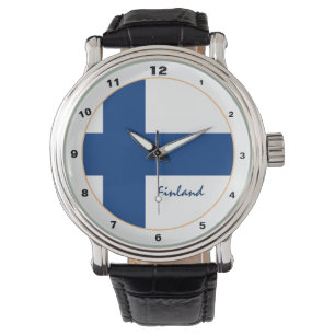 Finnish Flag & Finland trendy fashion /design Watch