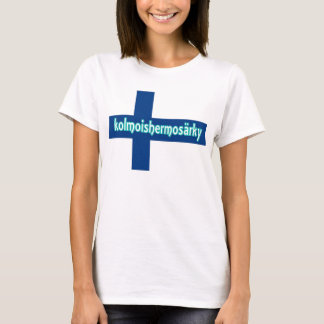 Finnish Flag Trigeminal Neuralgia shirt. T-Shirt