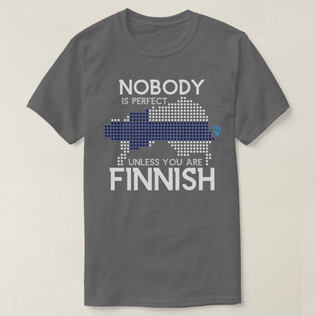 Finnish Gift Proud Finn Finland T-Shirt (Design Front)