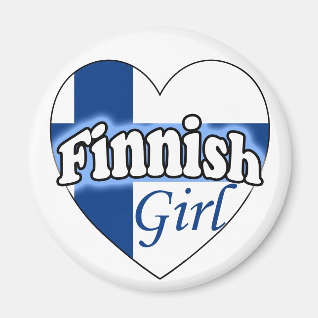 Finnish Girl Magnet (Front)