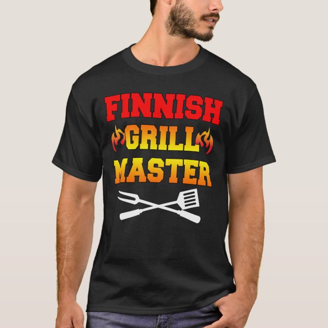 Finnish Grill Master (ON DARK) T-Shirt (Front)