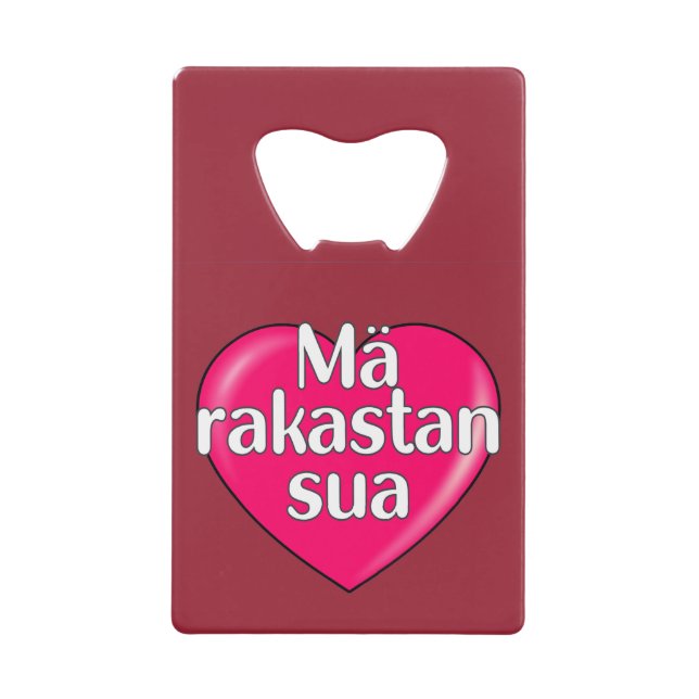 Finnish - I love you (Front)