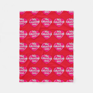Finnish - I love you Fleece Blanket