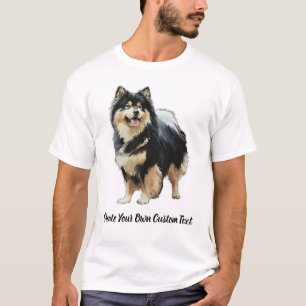 Finnish Lapphund Dog Create Your Own Custom Text T-Shirt
