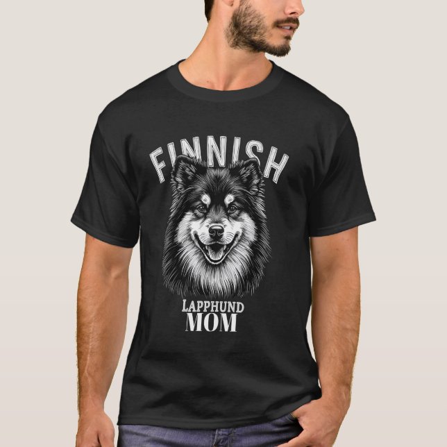 Finnish Lapphund Mum T-Shirt (Front)