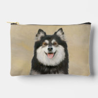 Finnish Lapphund Painting Black and Tan Dog Art