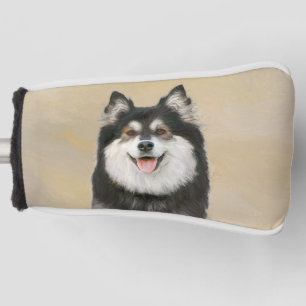 Finnish Lapphund Painting - Cute Original Dog Art Golf Head Cover