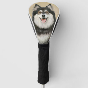 Finnish Lapphund Painting - Cute Original Dog Art Golf Head Cover