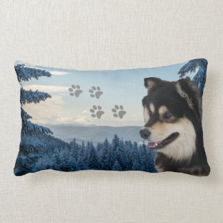 Finnish Lapphund Roni Lumbar Cushion
