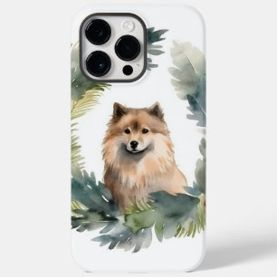 Finnish lappund Christmas Wreath Festive Pup Case-Mate iPhone 14 Pro Max Case
