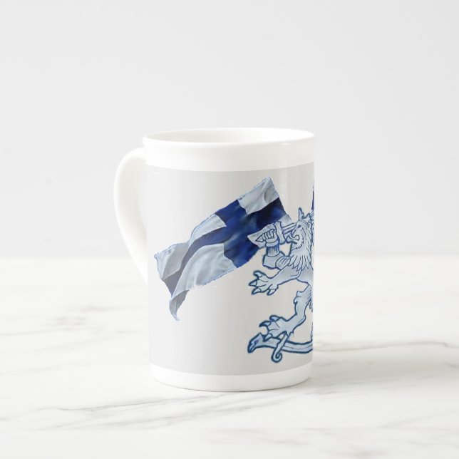 Finnish Lion Crest Speciality Mug (Front Left)