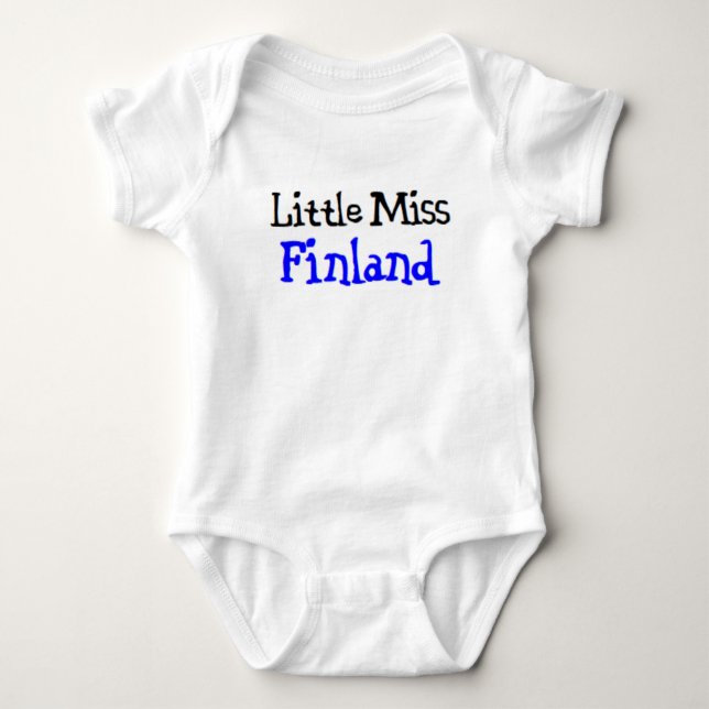 finnish little miss baby bodysuit (Front)