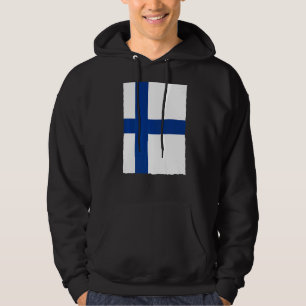 Finnish National Flag Of Finland Hoodie
