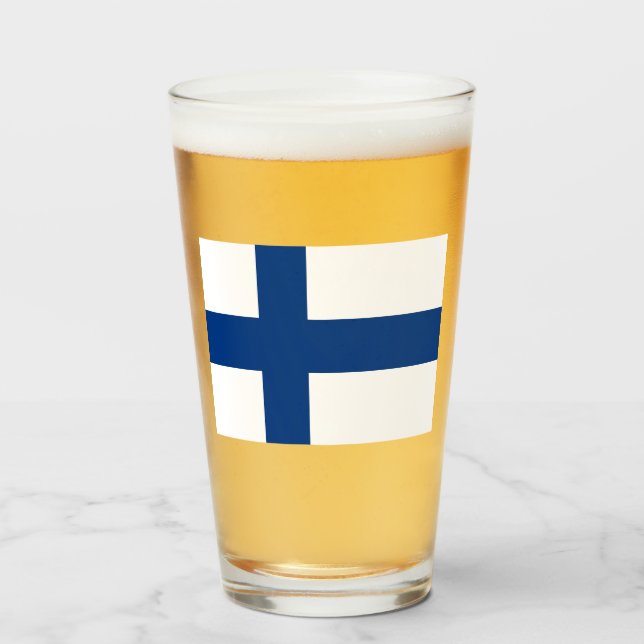 Finnish Pride Tumbler – Siniristilippu Elegance (Front Filled)