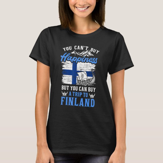 Finnish Scandinavia Finn Finland Susi Suomi Lapp H T-Shirt (Front)