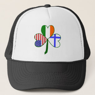 Finnish Shamrock Trucker Hat