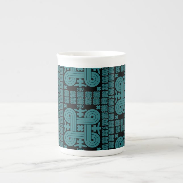 Finnish Sisu Art Bone China Mug (Front)