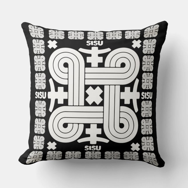 Finnish Sisu Art Cushion (Front)