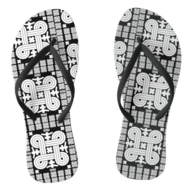 Finnish Sisu Art Jandals (Footbed)