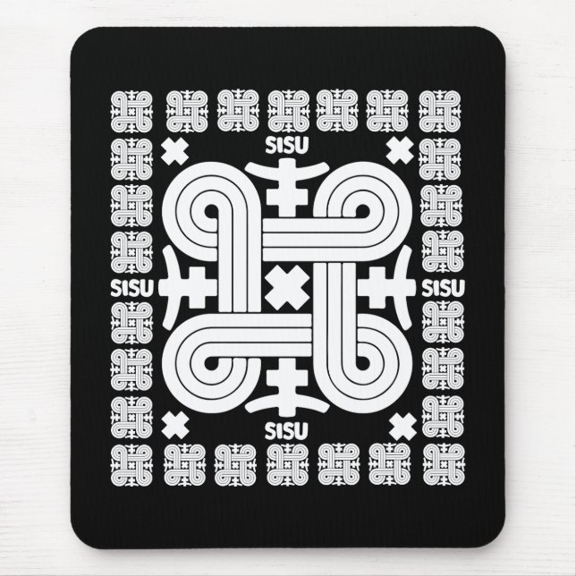 Finnish Sisu Art Mouse Pad (Front)