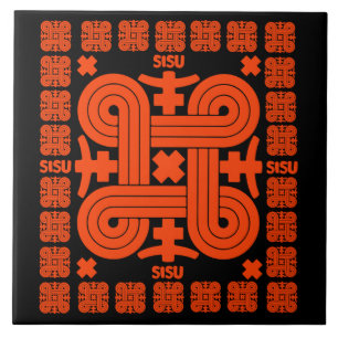 Finnish Sisu Art Tile