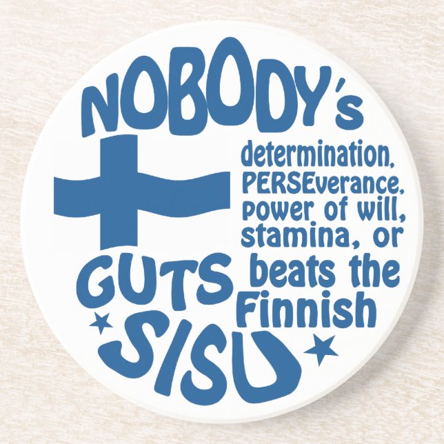 Finnish SISU coaster (Front)