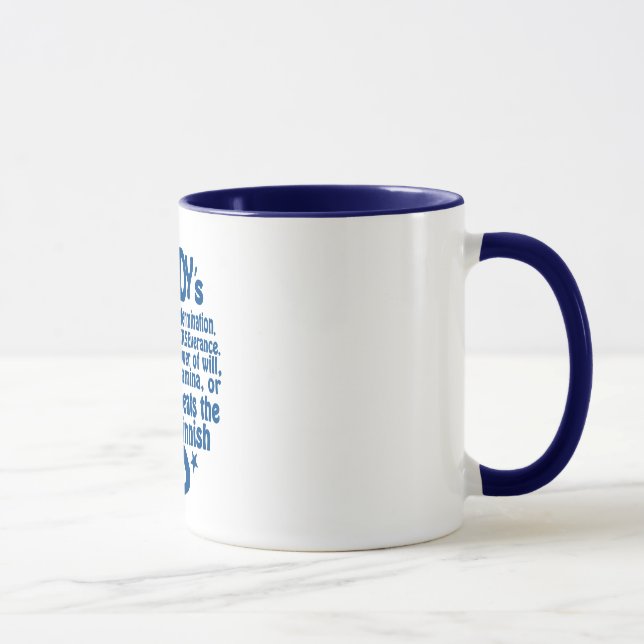 Finnish SISU mug - choose style & colour (Right)