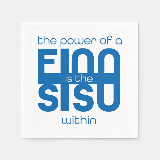Finnish Sisu Napkins (Front)