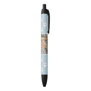 Finnish Spitz at Seashore Painting - Dog Art Black Ink Pen