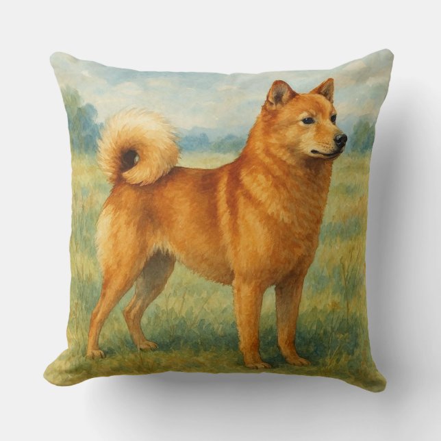 Finnish Spitz Cushion (Front)