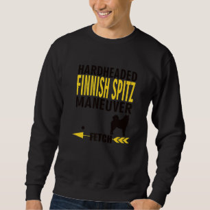 Finnish Spitz  Dog Owners K9 Puppy Hardheaded Manu Sweatshirt