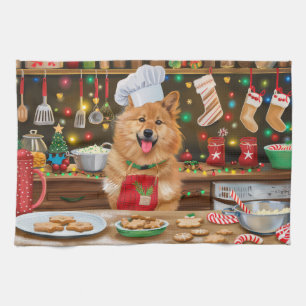 Finnish Spitz Holiday Baking: Festive Christmas Tea Towel