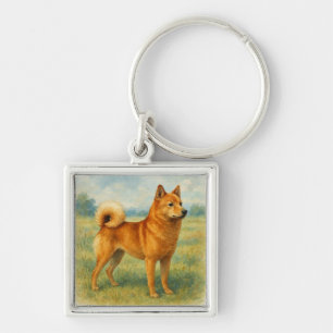 Finnish Spitz Key Ring