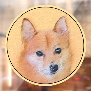 Finnish Spitz Painting - Cute Original Dog Art