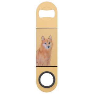 Finnish Spitz Painting - Cute Original Dog Art