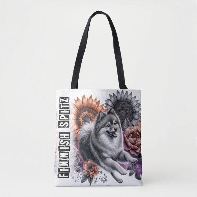 Finnish Spitz Tote Bag (Front)