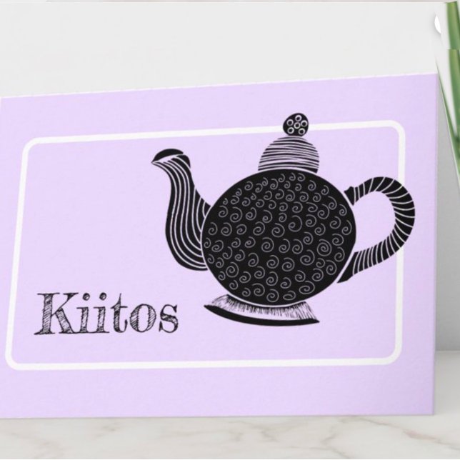Finnish Teapot Thank You Card (Creator Uploaded)