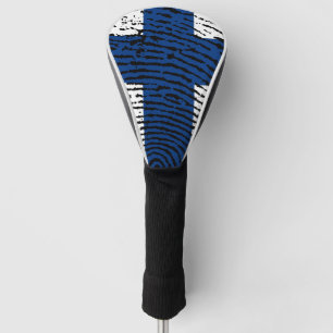 Finnish touch fingerprint flag golf head cover