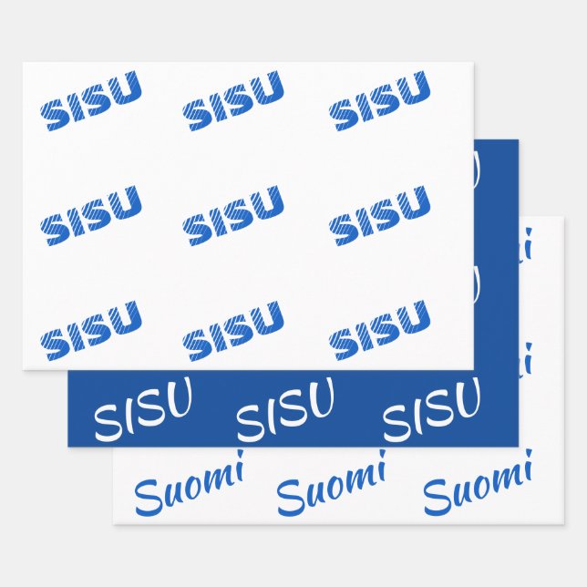 Finnish Wrapping Paper Set; SISU & Suomi (Set)
