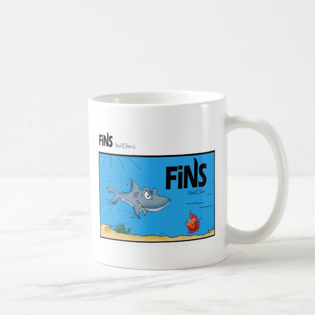 Fins Comic Coffe Mug (Right)
