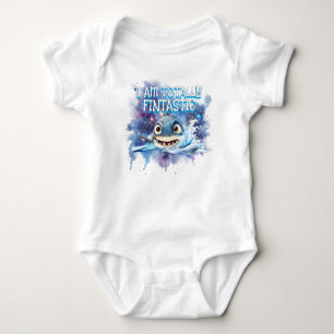 Fintastic Baby Shark T-Shirt   Cute Grunge Ocean Bodysuit
