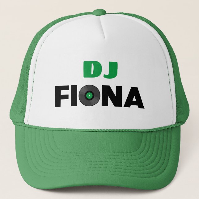 Fiona DJ Trucker Hat (Front)