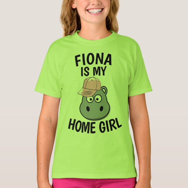 FIONA HIPPO Funny T-shirts (Front)