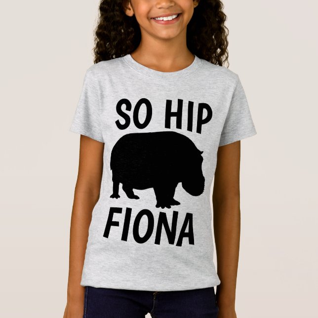FIONA HIPPO Funny T-shirts (Front)