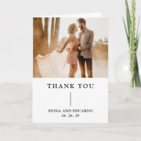 Fiona Photo Bold Monogram Modern Wedding
