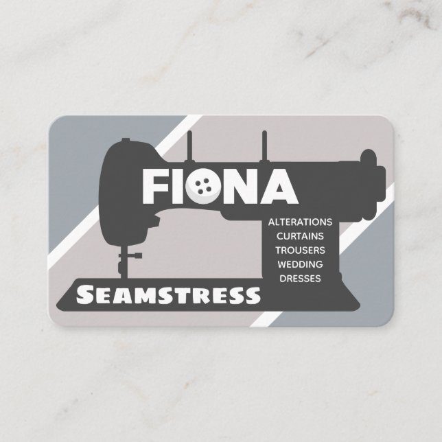Fiona Seamstress Business Card (Front)