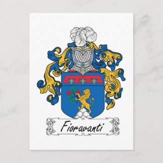 Fioravanti Family Crest Postcard
