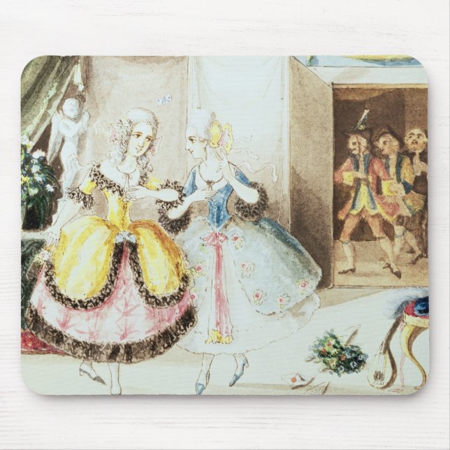 Fiordiligi and Dorabella Mouse Pad (Front)