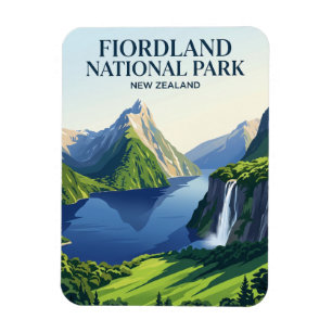Fiordland National Park New Zealand Magnet